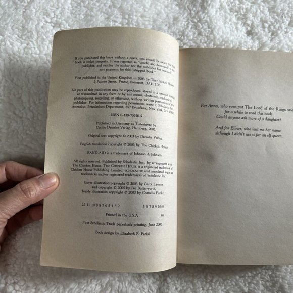 Inkheart Trilogy, Book 1 Inkheart By Funke, Cornelia Paperback - Picture 8 of 12